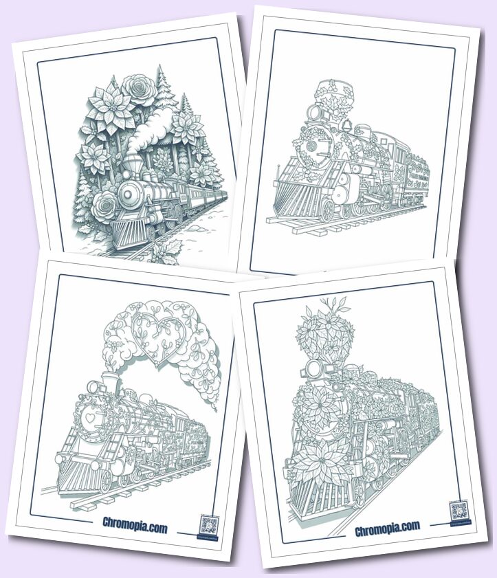 Section 7_ Floral Polar Express Art