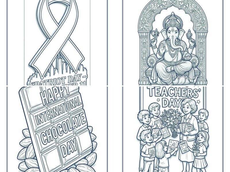 September Celebrations Coloring Pages
