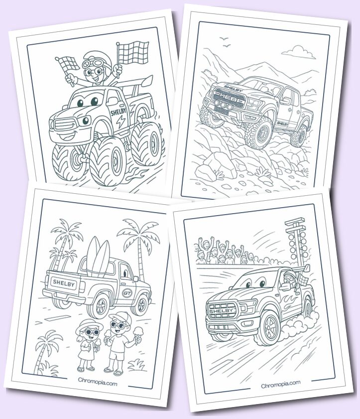 Shelby Truck Coloring Pages
