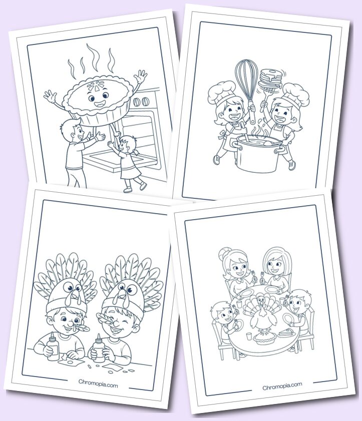 Thanksgiving Activities coloring pages