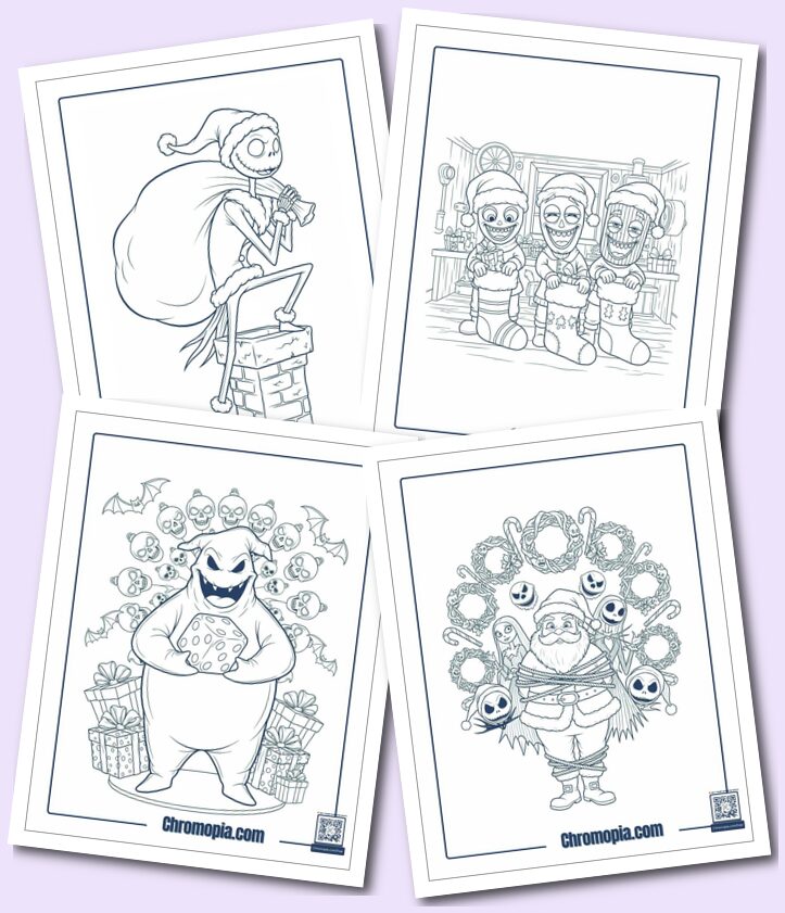 The Nightmare Before Christmas Coloring Pages