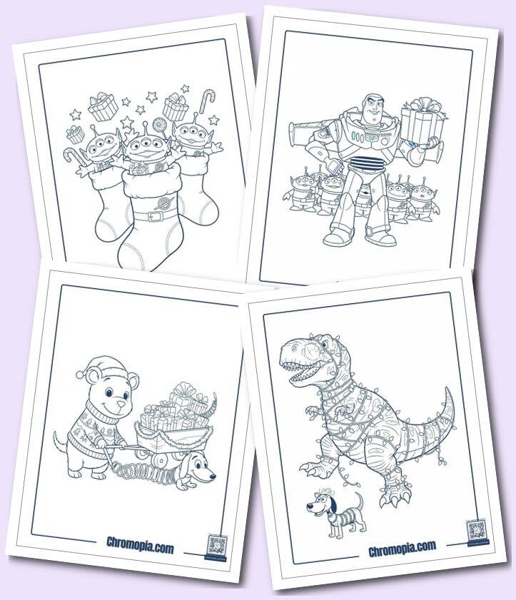 Toy Story Holiday Specials Coloring Pages