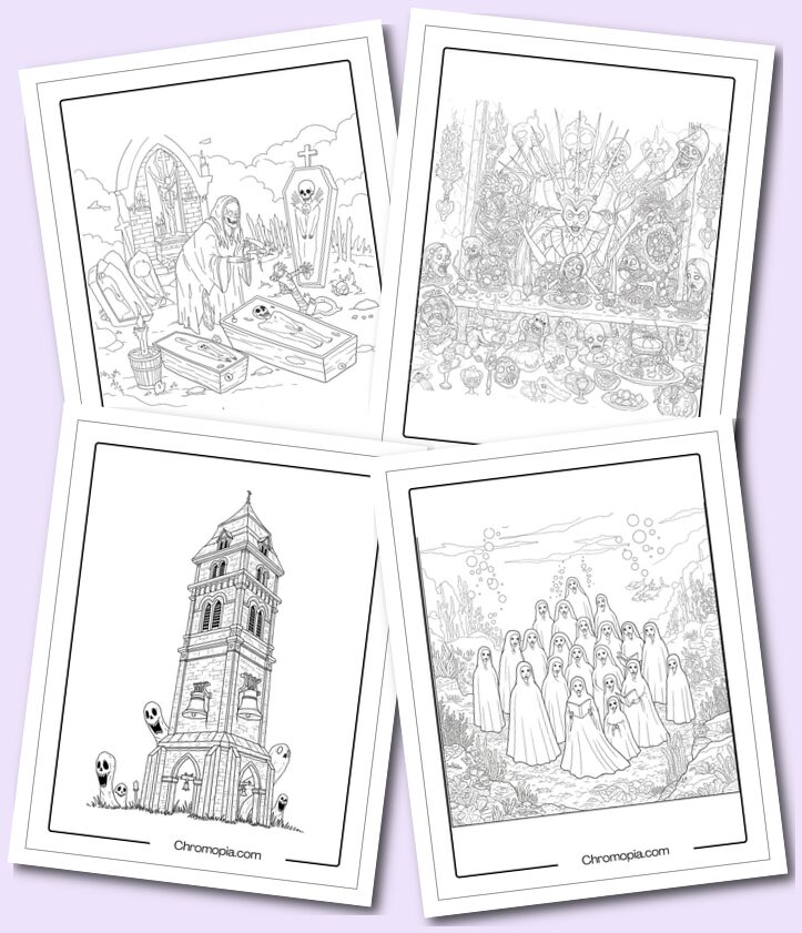 Ultra-Horrifying Nightmare Coloring pages