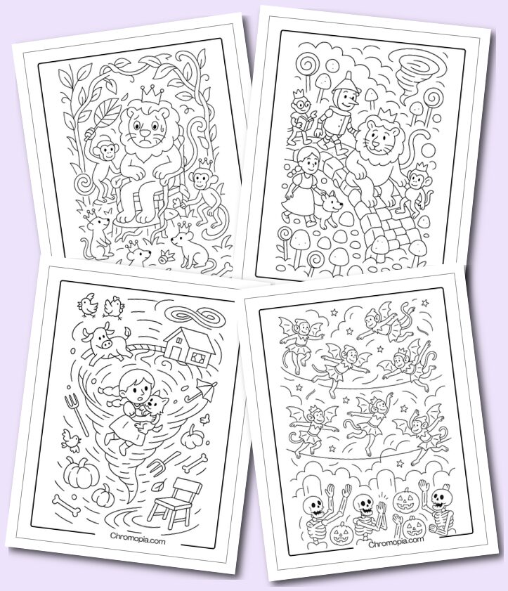 Wizard of Oz Coloring Pages