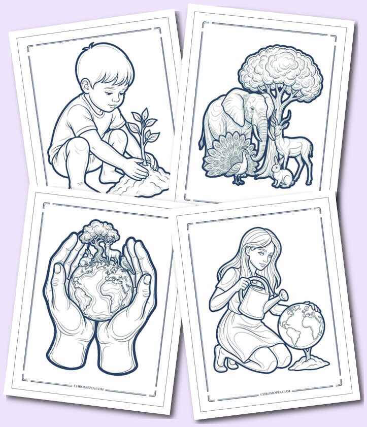 World Environment Day Coloring Pages - Free Printable PDFs
